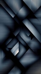 Dynamic Abstract Geometry in Monochrome Shades