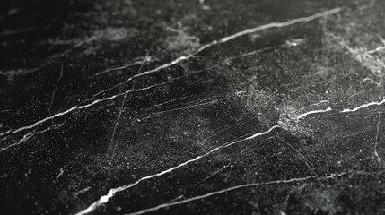 Elegant Black Marble with Striking Veins