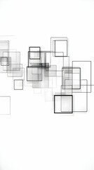 Abstract square motion blur design