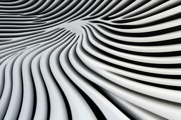 Abstract swirling white lines, dark background, design texture
