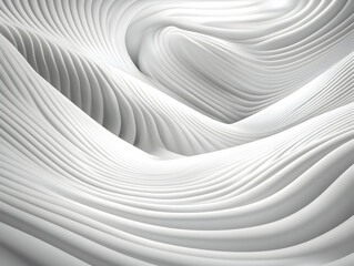 Obraz premium Abstract white wave design, background texture (3)