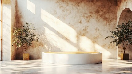 Serene Modern Space with Minimalist Design