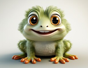 Obraz premium Niedlicher Frosch