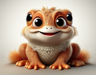 Obraz premium Niedlicher Frosch