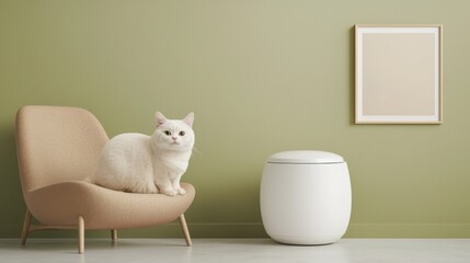 Smart automated litter boxes in high-resolution gigapixel image.