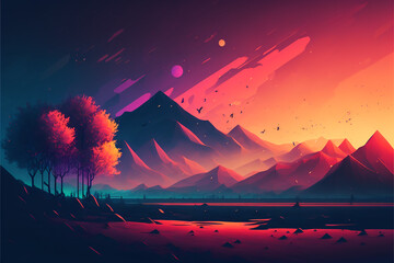 Background Concept, artwork and digital art, Illustration, wallpaper, painting Abstract luxury, Mockup, generative AI