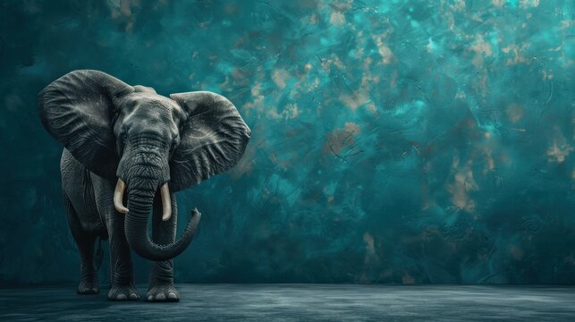 Big elephant, AI generated image