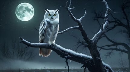 owl in the night