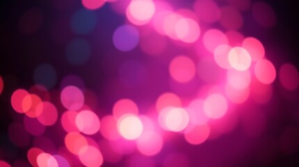 Abstract Bokeh Background with Vibrant Pink Hues