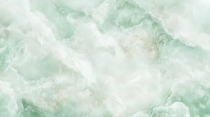 Obraz premium Soft Ethereal Waves in Serene Tones of Aqua and White