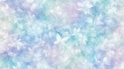 Soft Pastel Floral Background with Dreamy Watercolor Texture