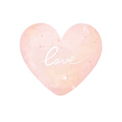 Cartoon heart. Colorful illustration, flat style. design for cards, print, poster