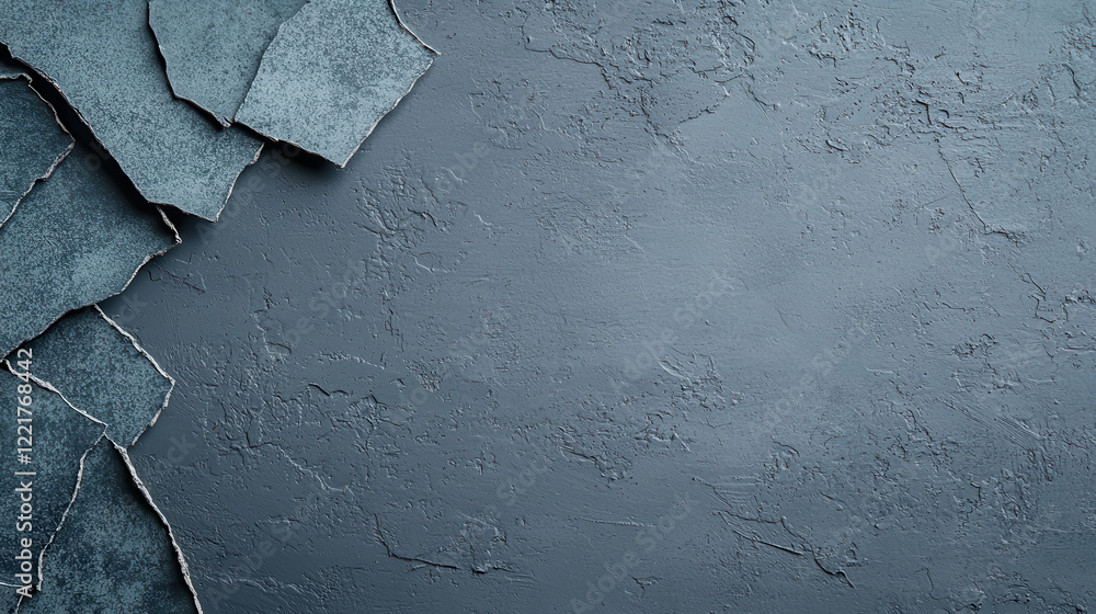 Poster Modern gray textured background with layered surfaces, ideal for design projects. sleek, minimalist look adds depth and sophistication to any visual presentation