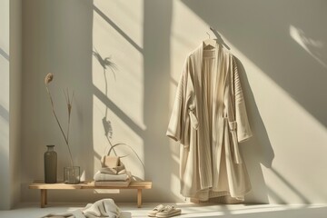 Cozy minimalist relaxation space