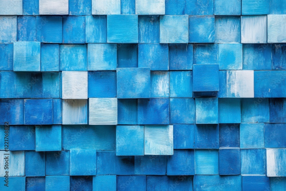 Wall mural background of cubes