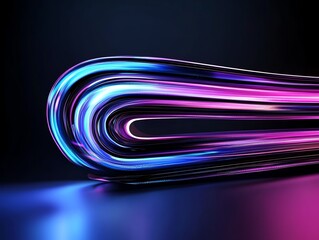 Hightech fonts, accompanied by glowing abstract circuits, scifi vibes, 3D illustration