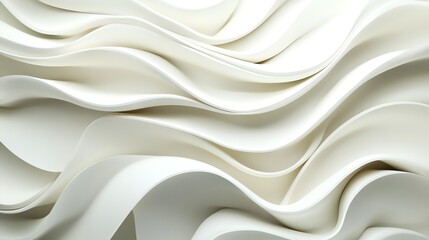 Fototapeta premium Organic flowing text, seamlessly integrated into surreal abstract designs, soft light, 3D illustration