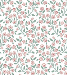 Boho floral, floral repeat vector file. floral dmask,Allover floral print pattern repeat vector file, Floral block print, Ditsy floral print