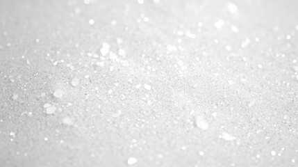 Fine White Sand Texture with Shimmering Light Reflection Background