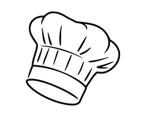 A chef's hat, a symbol of culinary expertise.