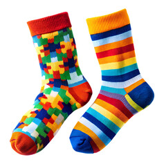 Blue and yellow world down syndrome day illustration design