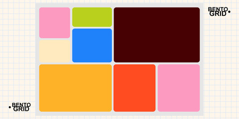 Modular shapes and bento grid