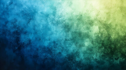 Abstract Gradient Background in Blue and Green with Texture