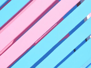 Pink blue diagonal stripes background