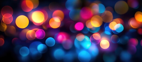 Obraz premium Abstract Colorful Bokeh Lights