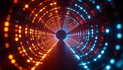 Obraz premium Abstract Technology Background Representing Limitless Innovation and Future IT Horizons