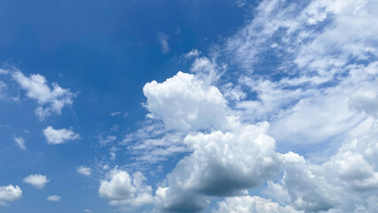 blue sky with clouds