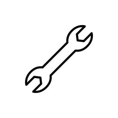 Wrench icon vector. repair icon. tools sign and symbol