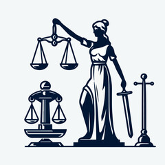 law icon vector illustration