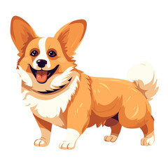 Corgi dog illustration animal corgi vector