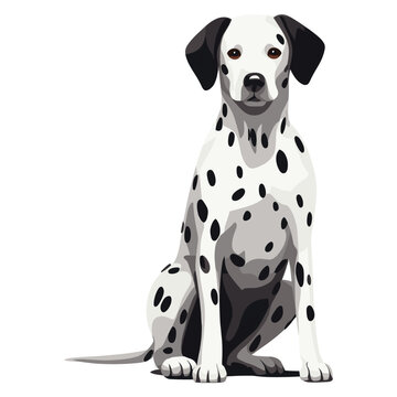 recommend clip art: Dalmatian dog dalmatian illustration canine vector
