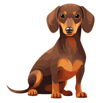 recommend clip art: Dachshund dog illustration dachshund pet vector