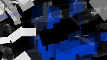 Vibrant Geometric Abstract Background with Transparent Blocks