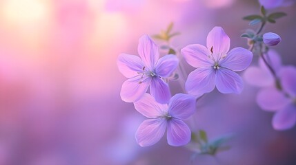 Soft Pastel Blooms Cascading in Dreamy Light