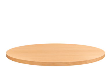Round wooden platform, luxurious and stylish round wooden block PNG transparent.