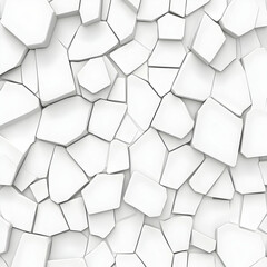 White Cracked Stone Wall Texture Background