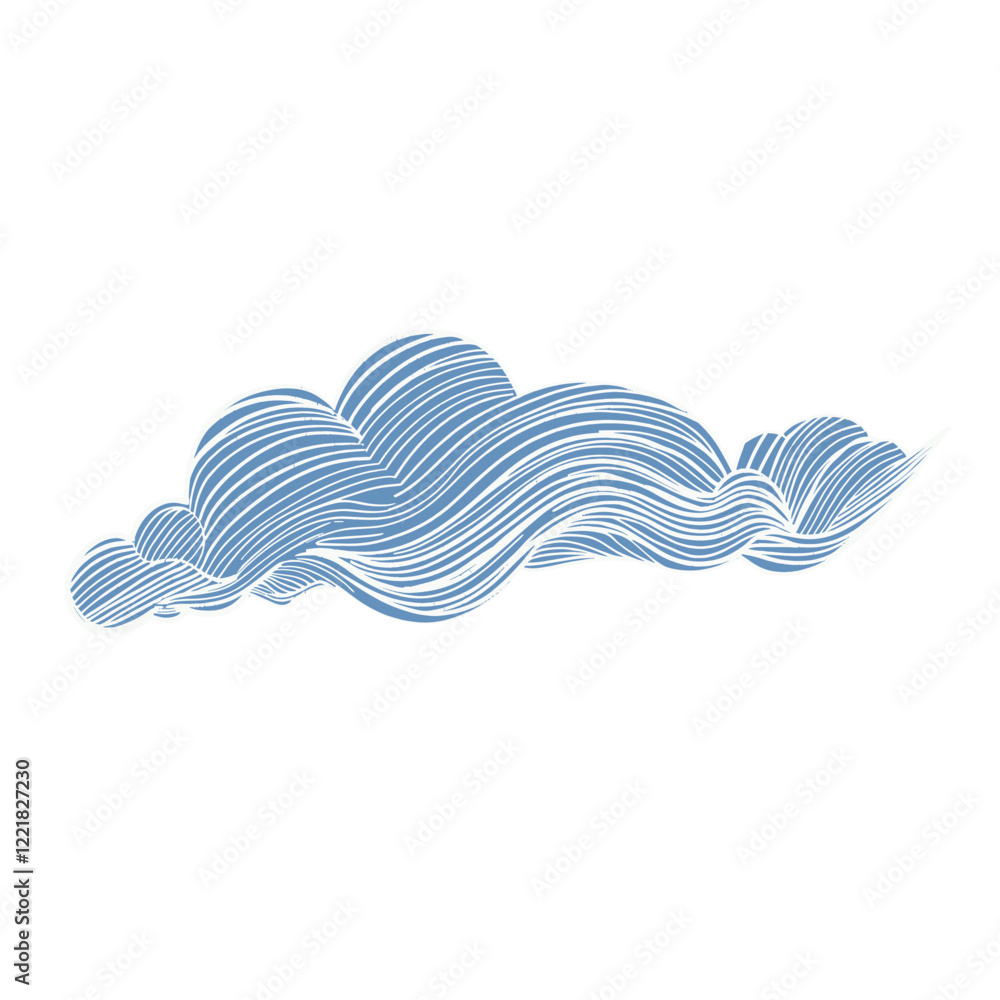 Canvas Prints cute cloud illustration background abstract pattern vector