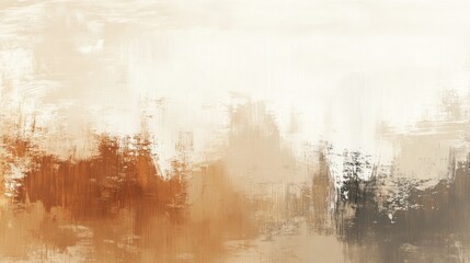 Abstract Brown Beige and Grey Textured Painting