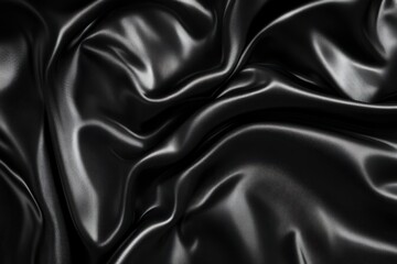 Obraz premium black silk cloth