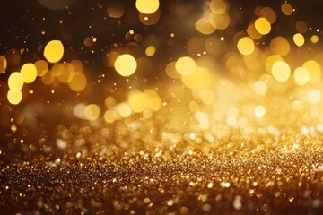 golden bokeh background