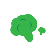 broccoli icon illustration flat