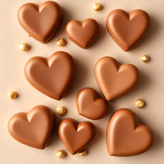 heart shaped chocolates
