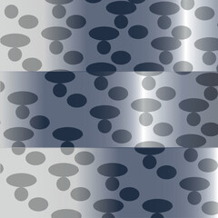 Transparent gradient plates and circles with ovals underneath.