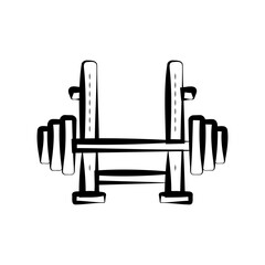 Fototapeta premium Squat rack