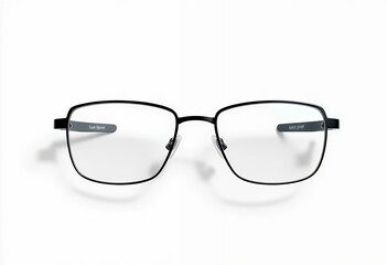 Lux Spare Eyeglasses: Sleek Black Frames, Minimalist Design