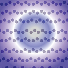 Gradient spotted texture with radial wave or convex effect.